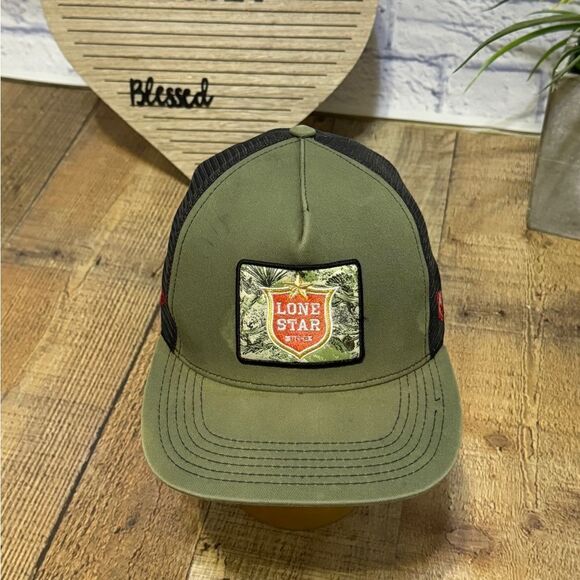 Hooey Lone Star Beer Trucker SnapBack Mesh Mens Hat Bundle - Picture 9 of 14